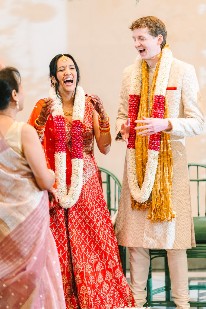 A South Asian wedding ceremony at The Omni Hotel in Houston, Texas