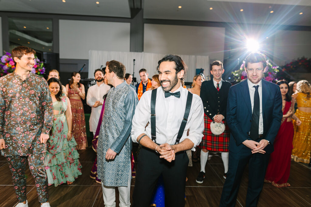 A South Asian wedding reception at The Omni Hotel in Houston