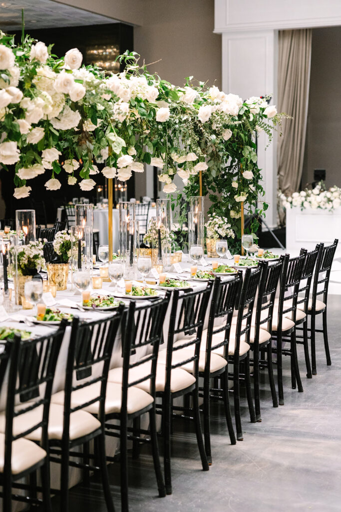 Sandlewood Manor wedding reception decor and details