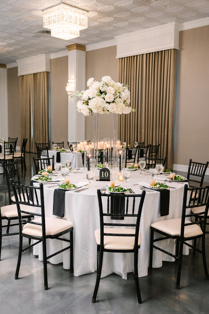 Sandlewood Manor wedding reception decor and details