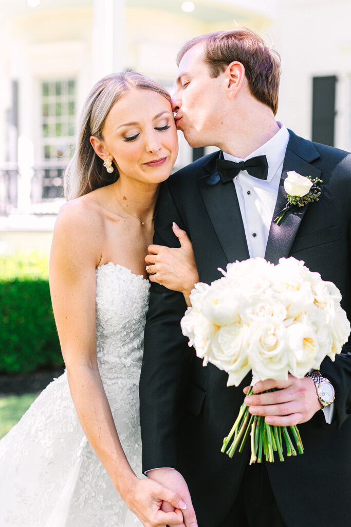 Bride and groom portraits from Sandlewood Manor wedding in Houston, Texas