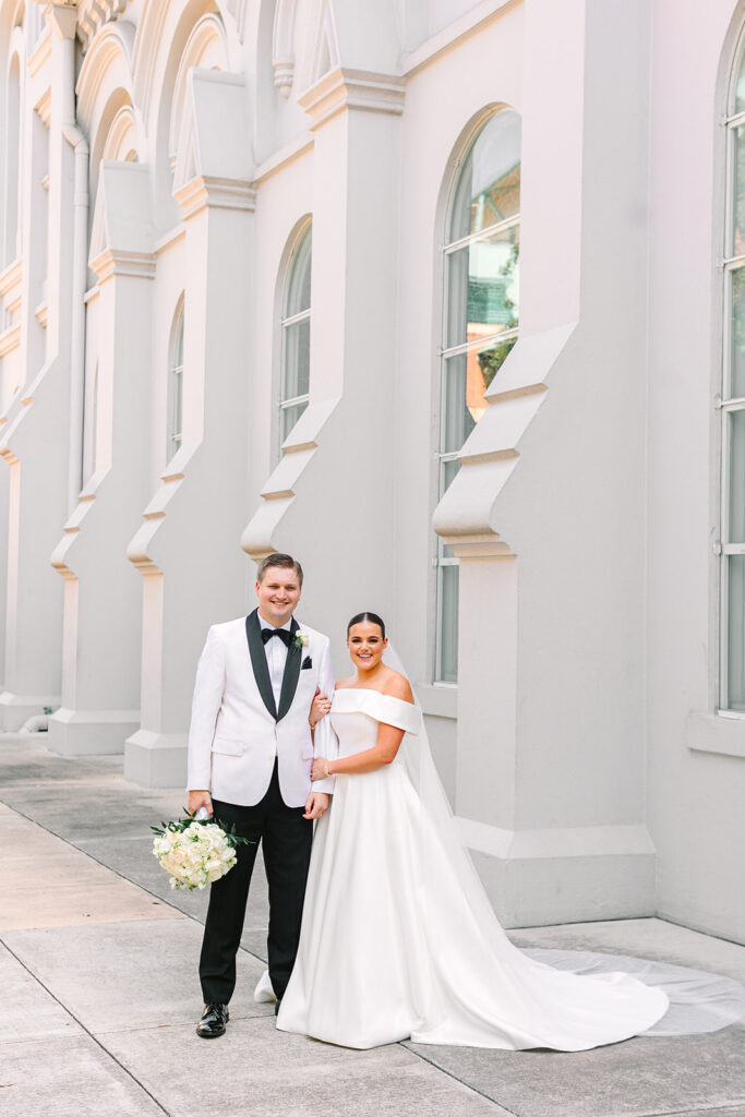 Bride and groom portraits in Houston