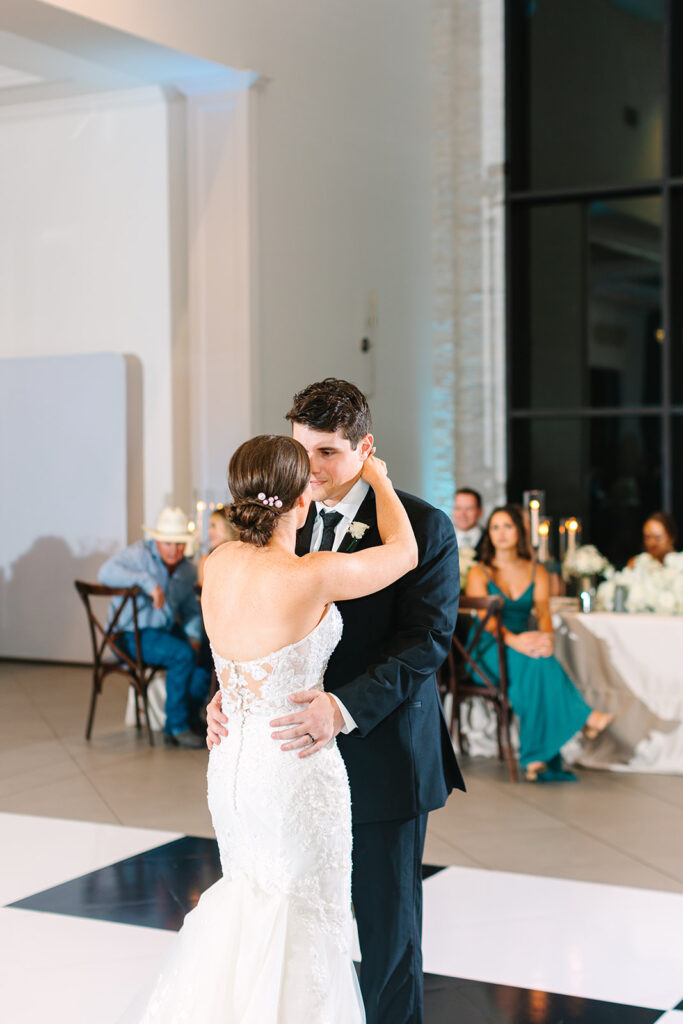 Bride and grooms first dances