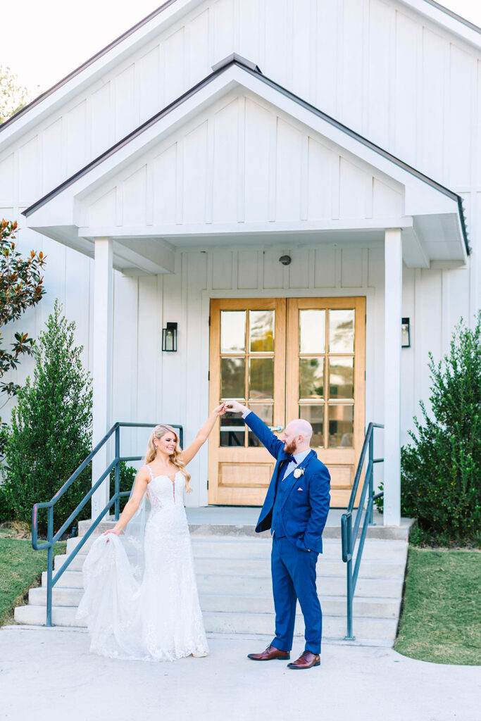 Bride and groom portraits from a Timeless Wedding at Addison Woods Wedding & Event Venue