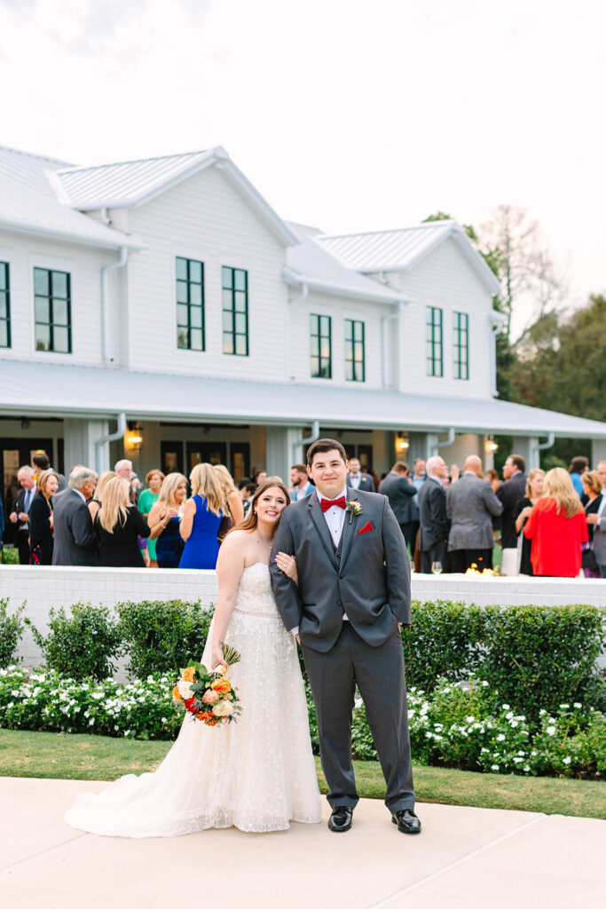 Bride and Groom Portraits at Boxwood Manor - North Houston TX Wedding Venue