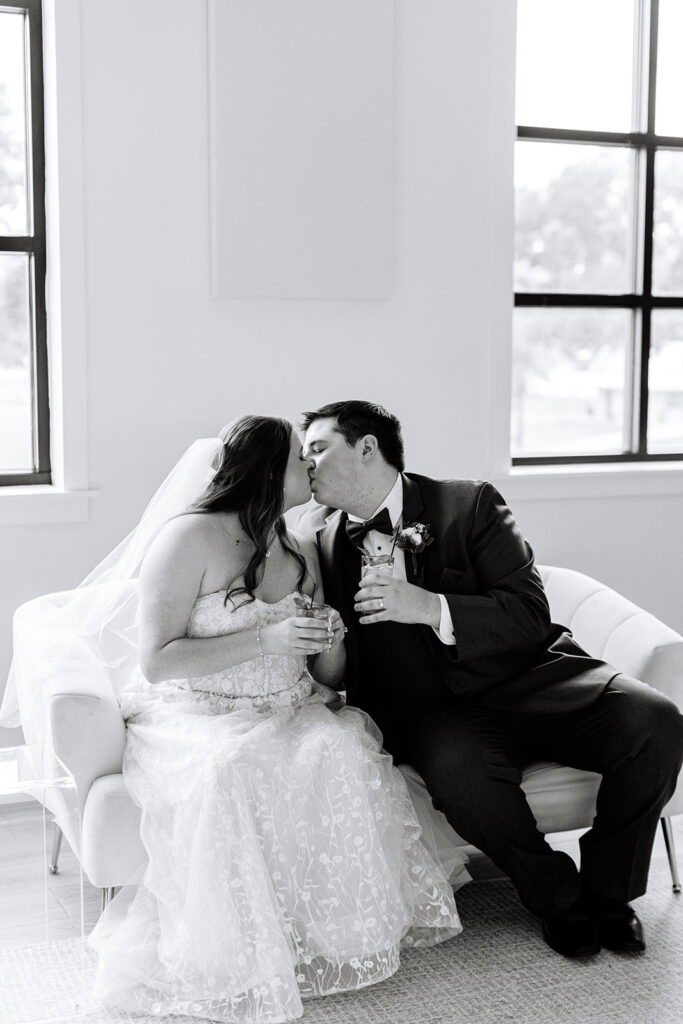 Bride and groom portraits from a North Houston TX wedding at Boxwood Manor