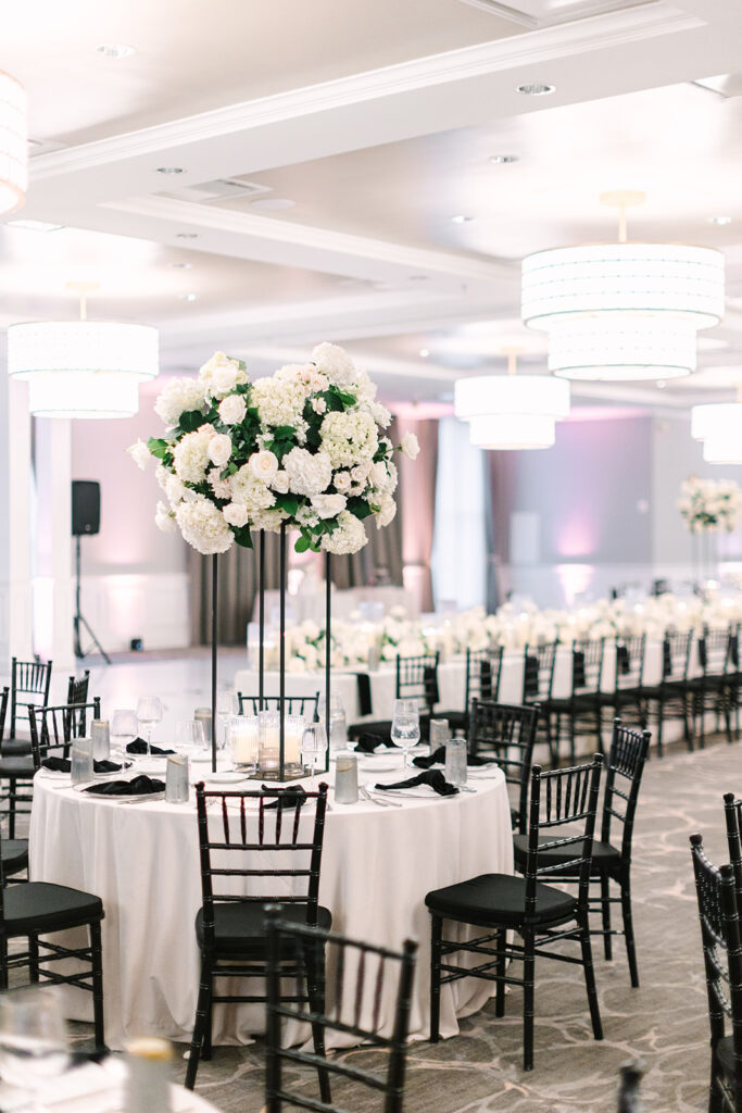 A Tremont Hotel Galveston wedding reception 