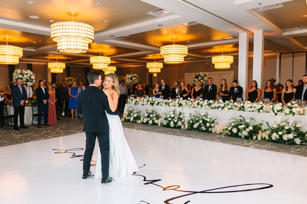 A Tremont Hotel Galveston wedding reception 