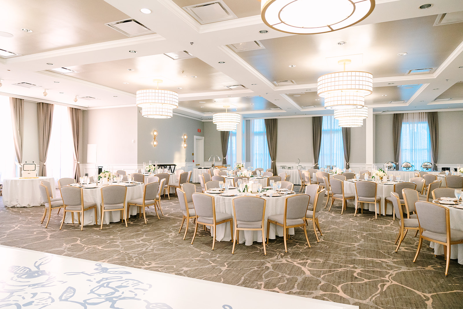 an indoor wedding reception at the tremont hotel 