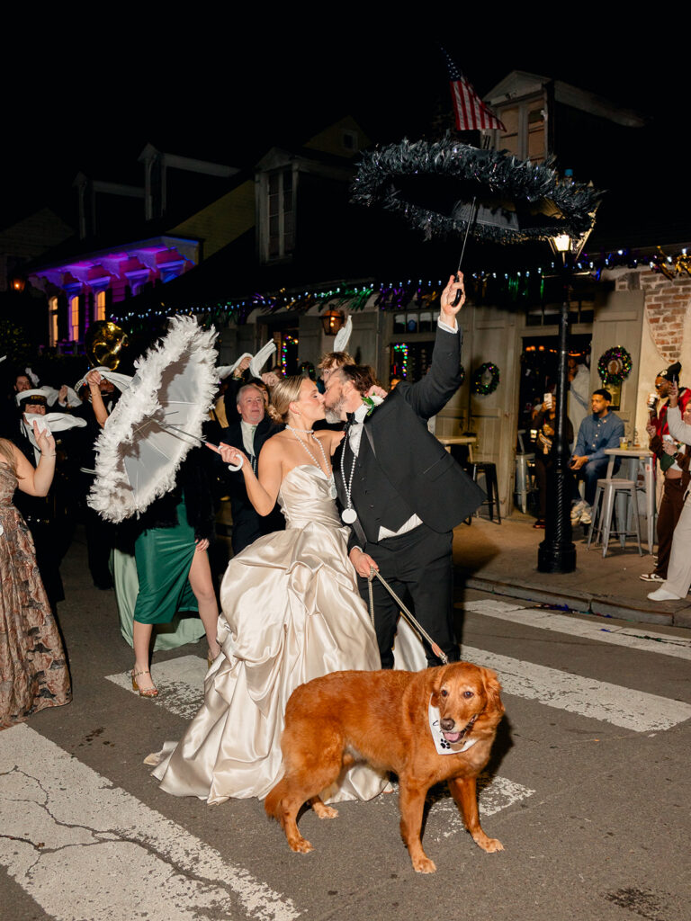 This Merche Wedding in New Orleans Ended with the Most Iconic Second Line Ever