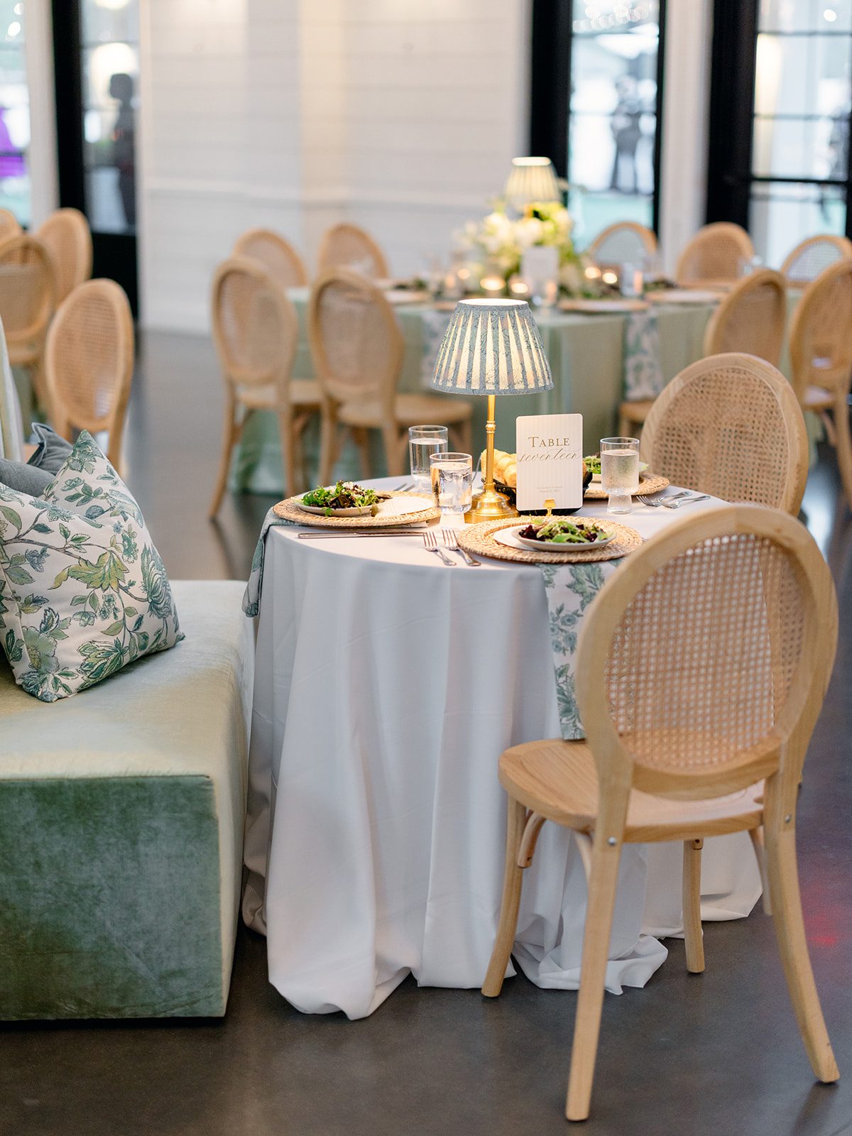 Southern garden reception at Boxwood Manor by Aly Matei Photography