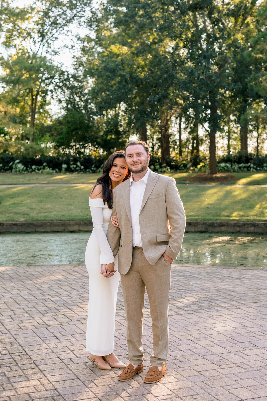 Houston editorial garden engagement session at Mercer Botanic Gardens by Aly Matei Photography