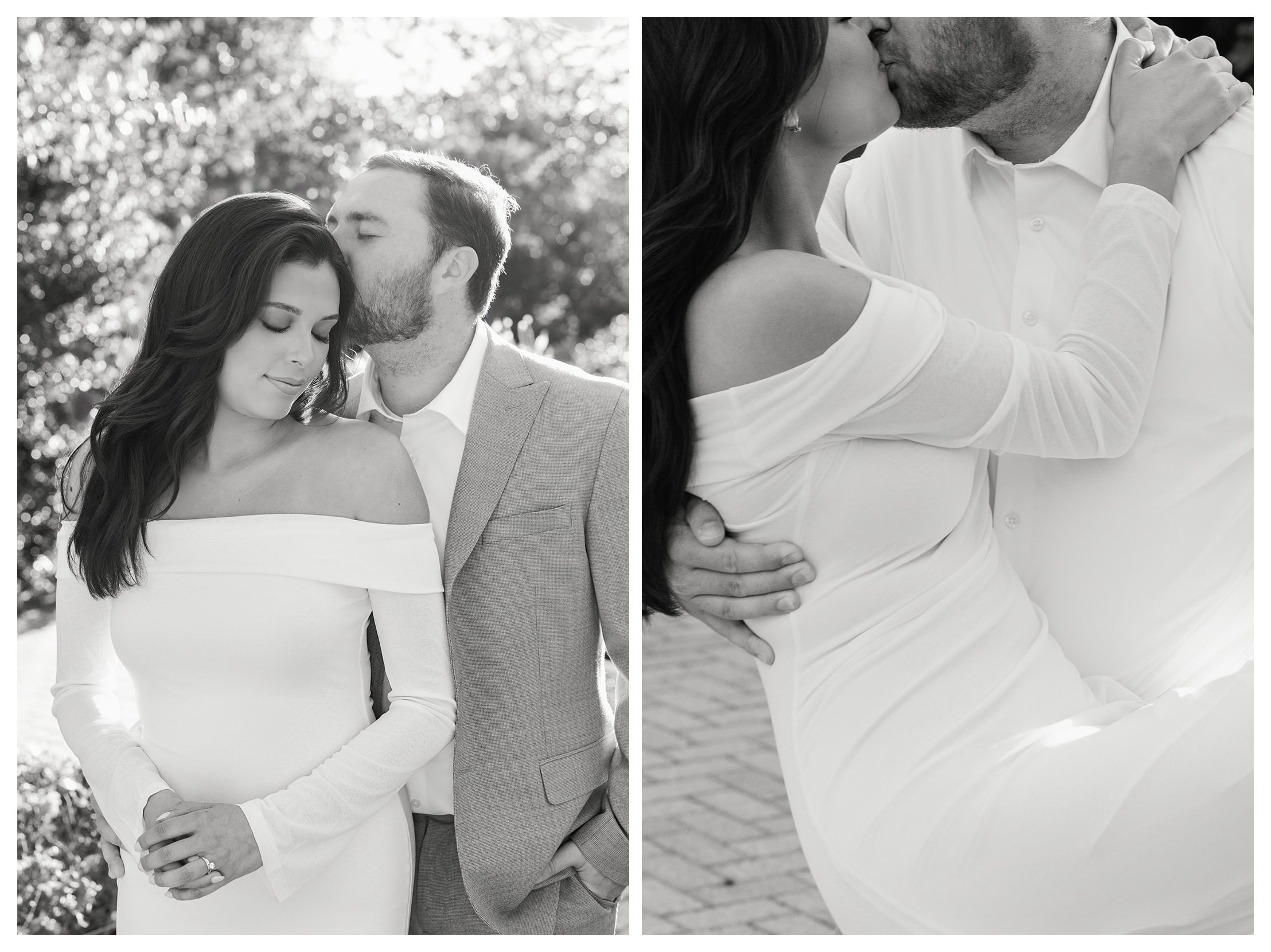 Editorial engagement session in a Houston botanic garden, film and digital by Aly Matei Photography
