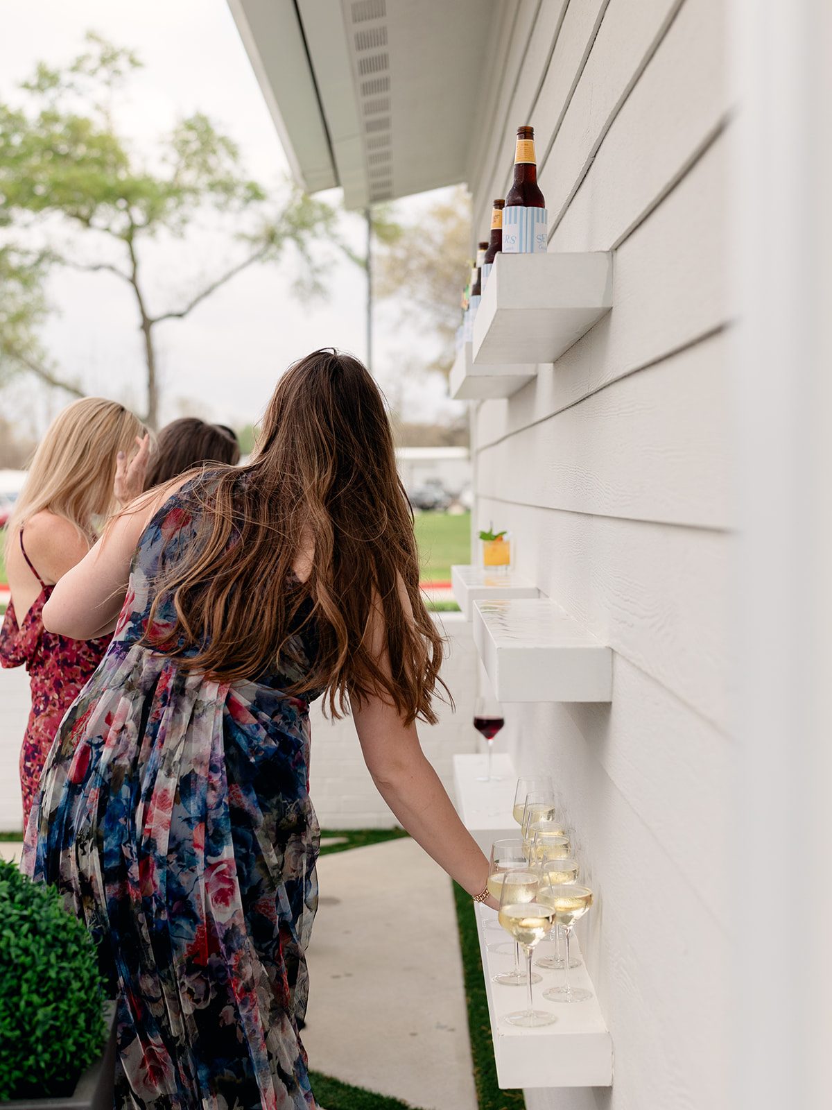 Black tie reception celebration at Boxwood Manor near Houston, Texas