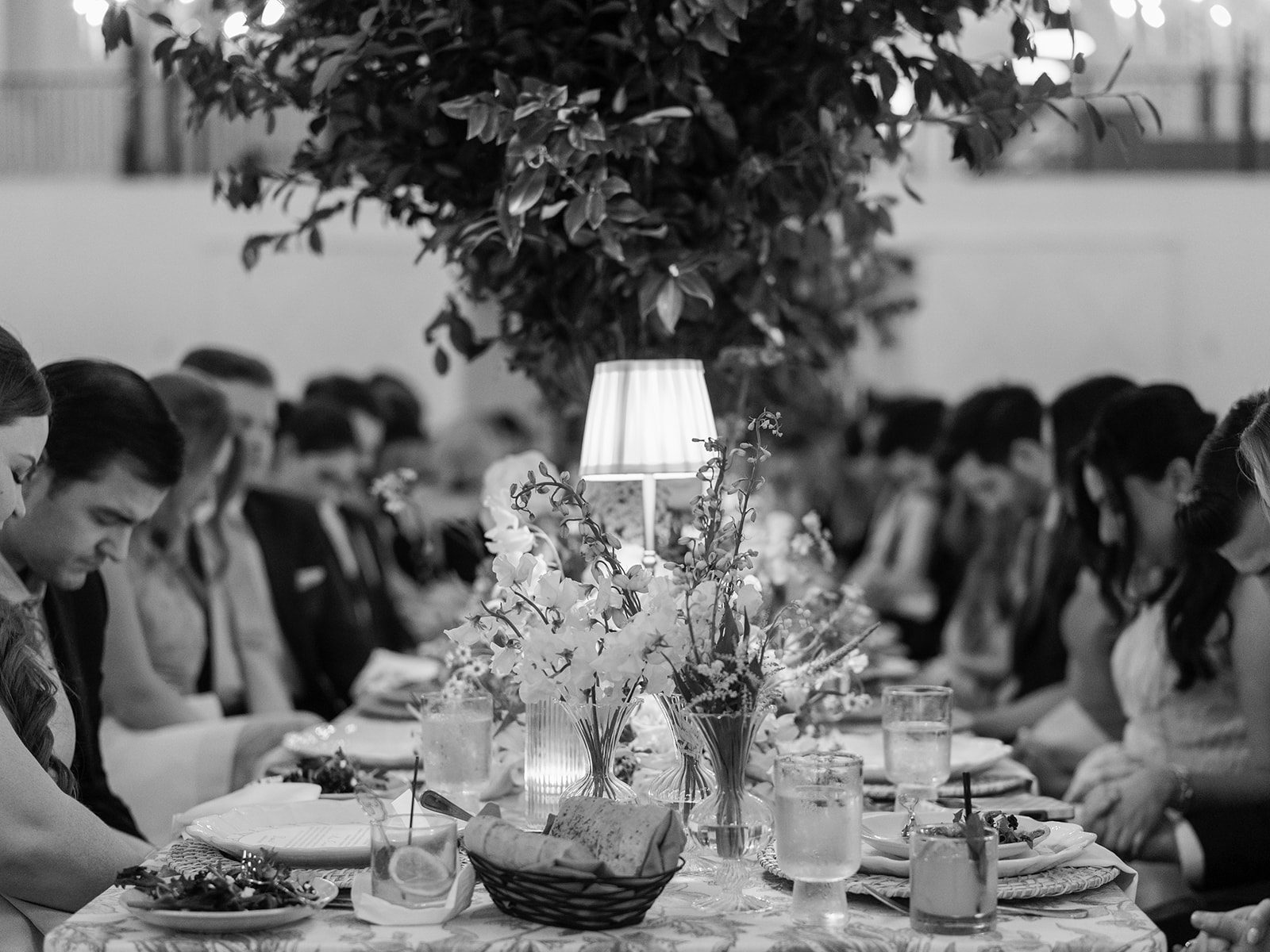 Wedding reception at Boxwood Manor in Tomball, Texas
