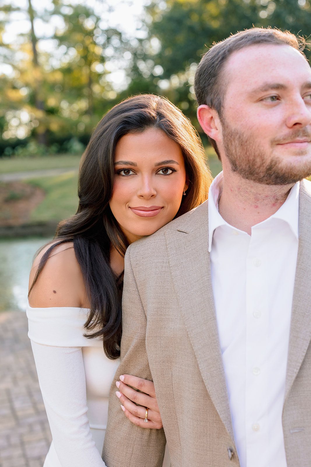 Houston garden engagement photographer Aly Matei at Mercer Botanic Gardens