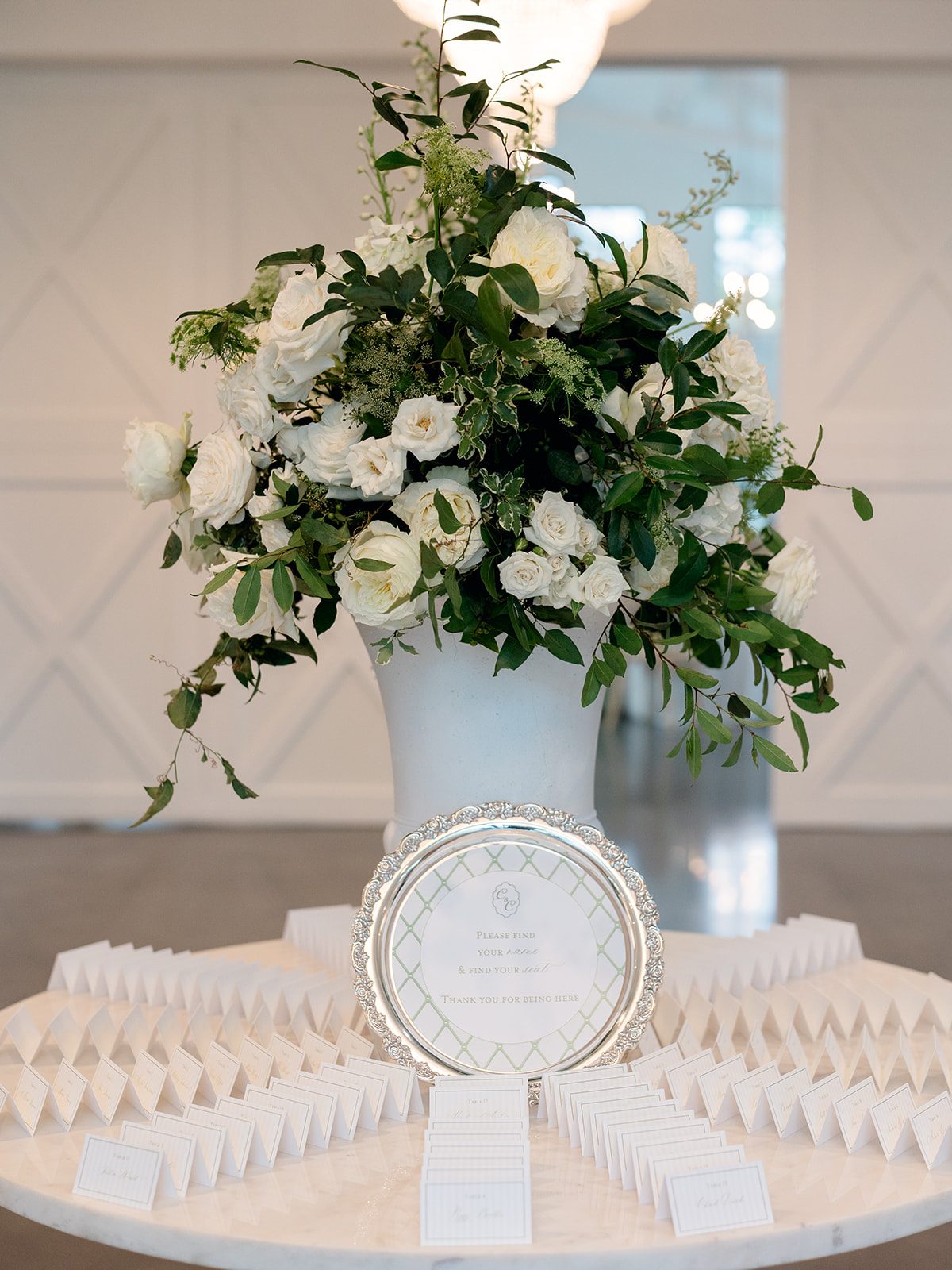 Wedding reception at Boxwood Manor in Tomball, Texas